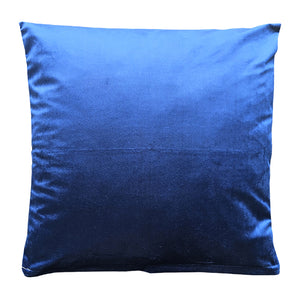 A navy Velvet cushion with quality inner. A navy Velvet cushion with quality inner.