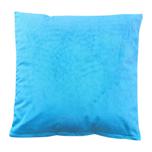 A soft Aqua velvet cushion A soft Aqua velvet cushion