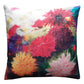 Printed on a stylish linen look fabric, this cushion captures the vibrant beauty of dahlias, adding a fresh and artistic touch to any space.