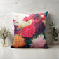 Printed on a stylish linen look fabric, this cushion captures the vibrant beauty of dahlias, adding a fresh and artistic touch to any space.