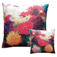 Double Sided Print on a stylish linen look fabric, this cushion captures the vibrant beauty of dahlias, adding a fresh and artistic touch to any space.