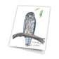 Featuring a detailed print of my original New Zealand Morepork drawing, this greeting card captures the charm of one of Aotearoa’s most beloved native birds.
