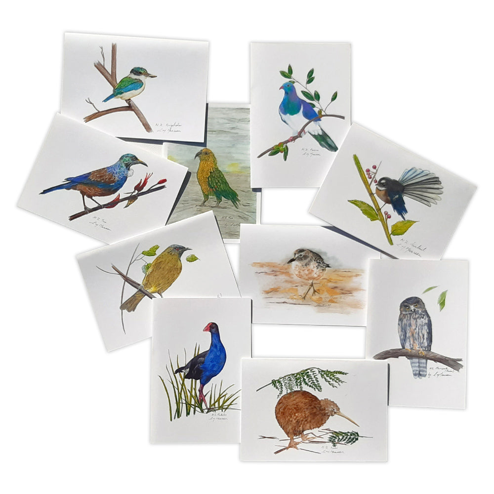 New Zealand Native Birds Card pack