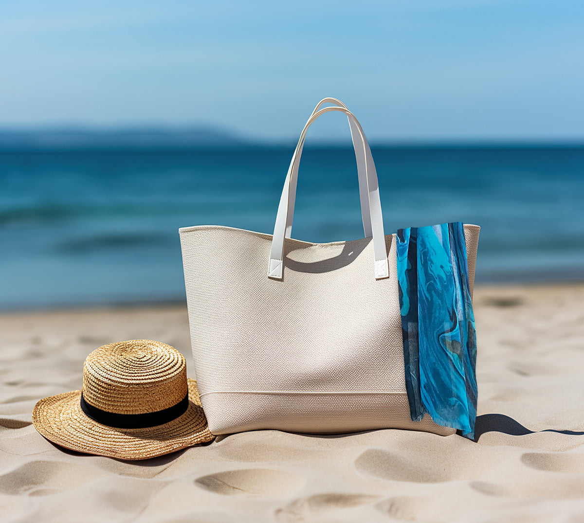 A cotton scarf with a New Zealand Paua shell design with the artworks taken from original artworks by Christina Maassen Art