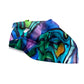 Paua` Abstract Silk Scarf