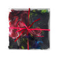 Red rose silk neck scarf 