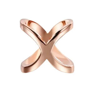 Scarf ring metal in silver and gold 
