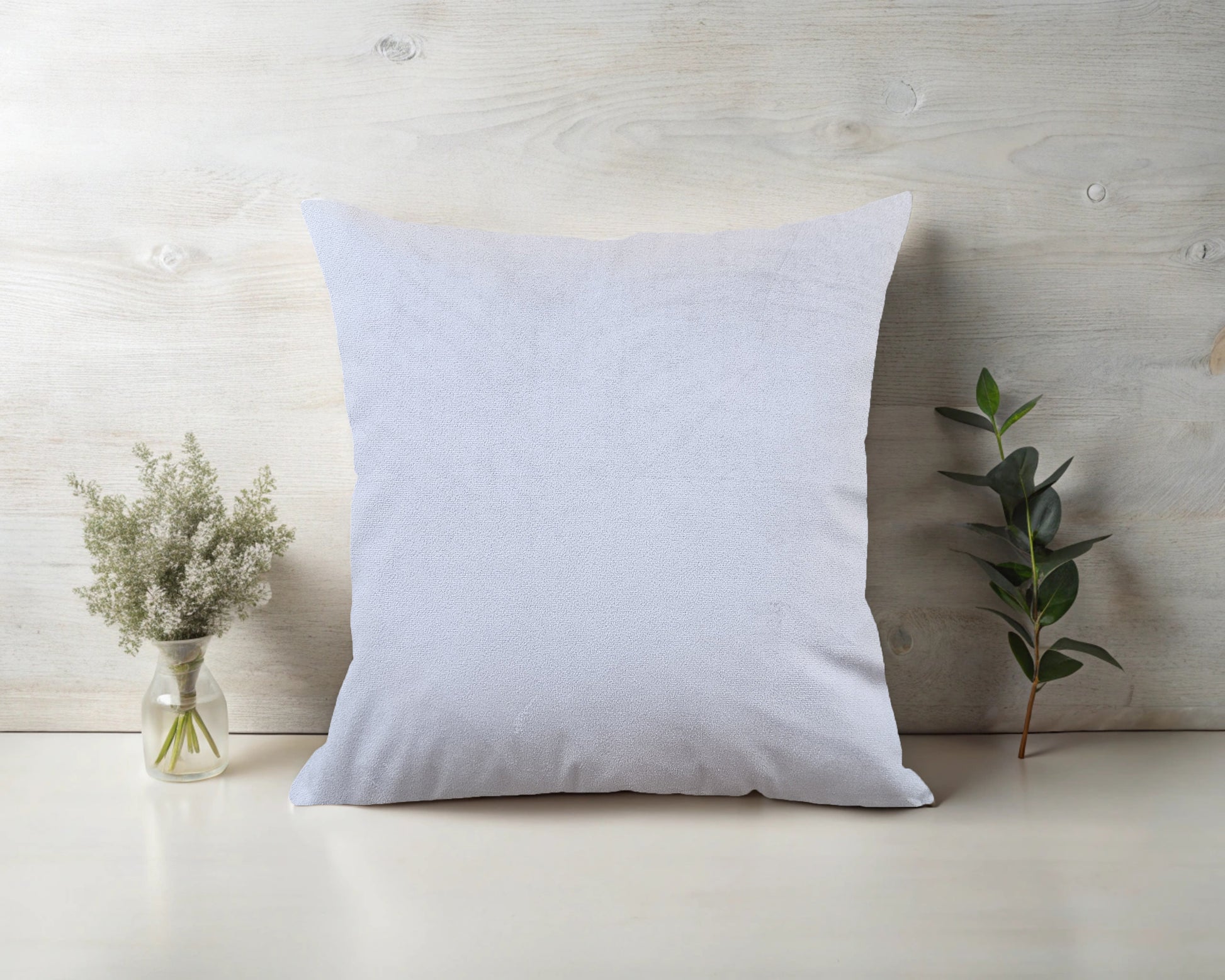 A Silver velvet plain cushion