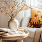 Sunflower Velvet Cushion (Double-sided)