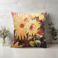 Sunflower Velvet Cushion (Double-sided)